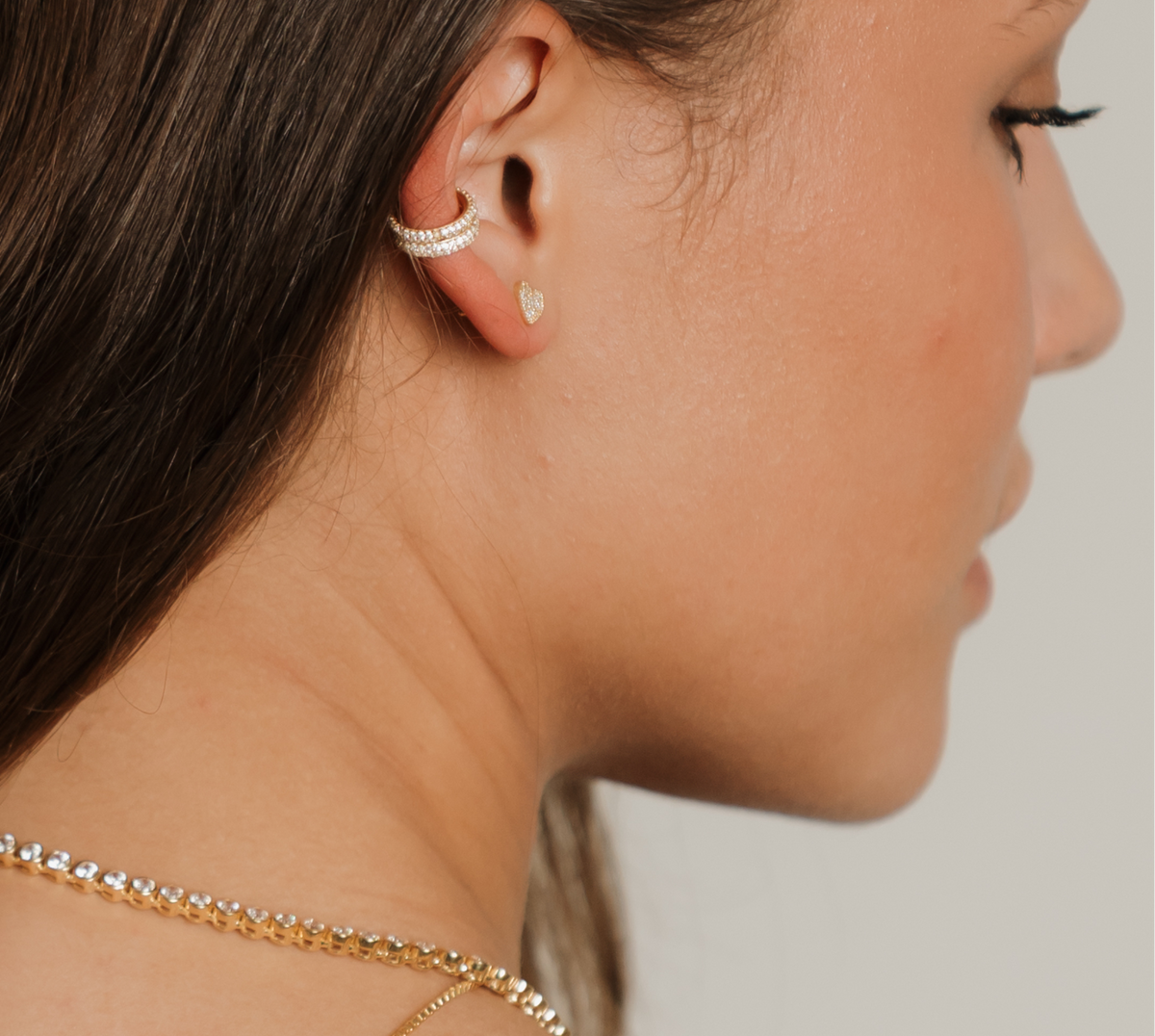 Fierce Stud Earrings (14K Gold Vermeil)