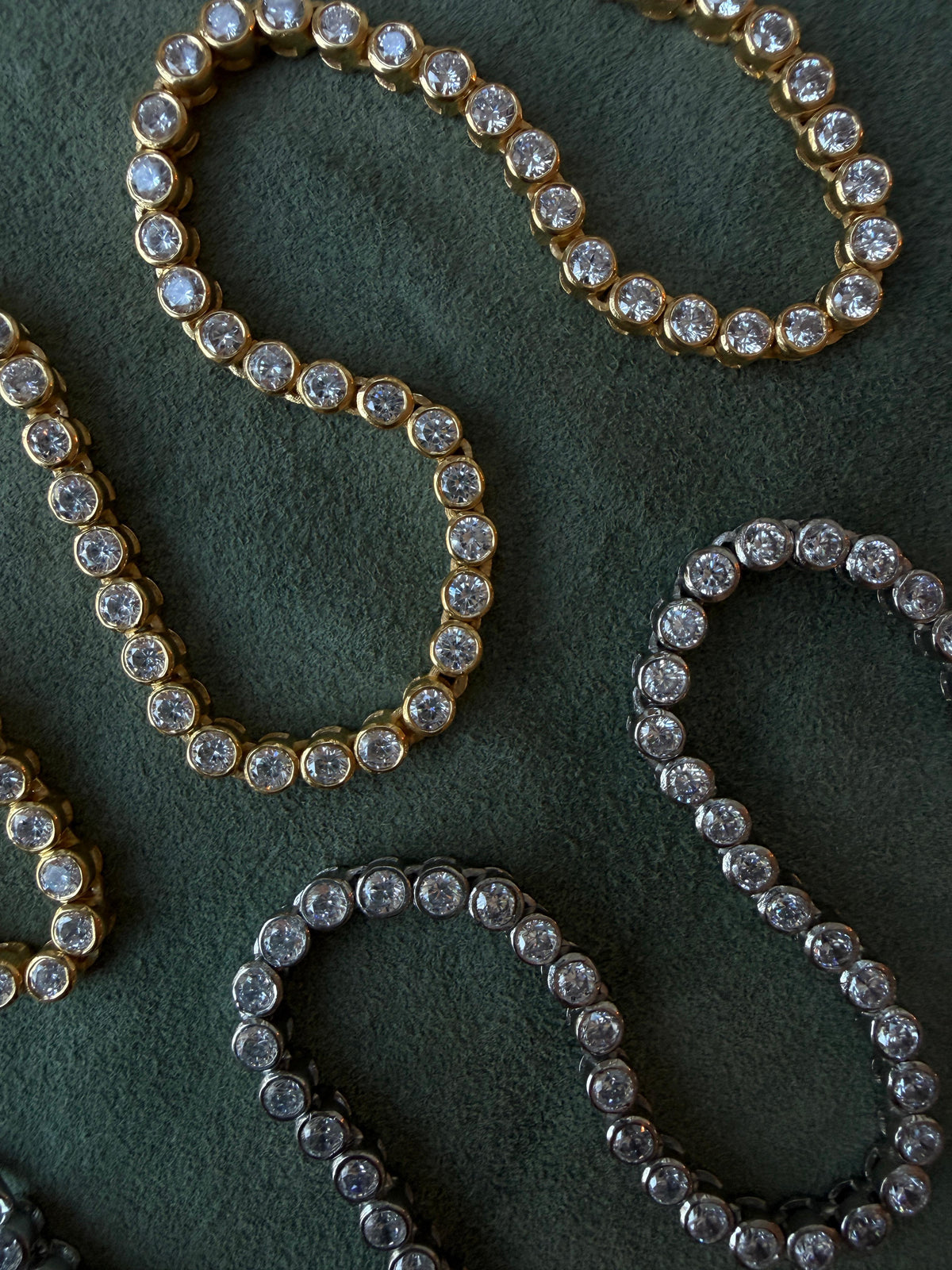 Victory Tennis Necklace (14K Gold Vermeil)